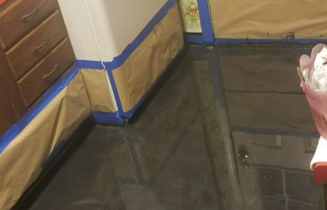 second image of kitchen floor finish