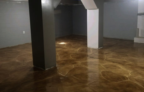 basement concrete floor finish