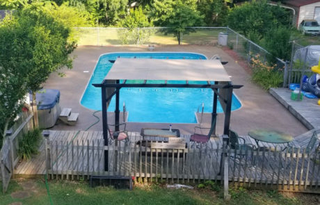 Decorative Concrete Flooring Around Pool